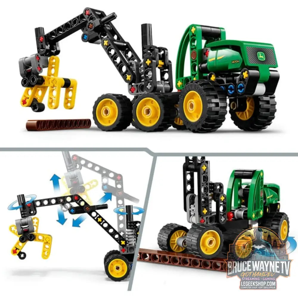 LEGO 42218 Technic John Deere 1470H Rad-Harvester, jeu de construction - LEGO - vue 5