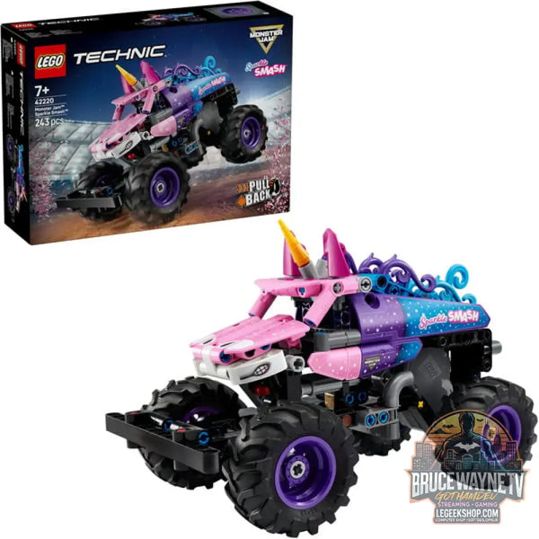 LEGO 42220 Technic Monster Jam Sparkle Smash avec Rückziehmotor, jeu de construction - LEGO