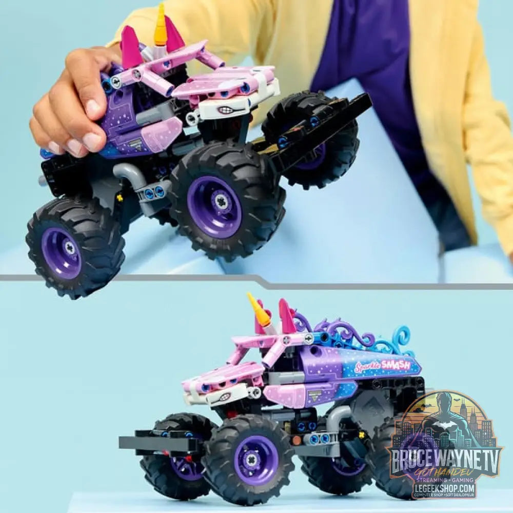 LEGO 42220 Technic Monster Jam Sparkle Smash avec Rückziehmotor, jeu de construction - LEGO - vue 6