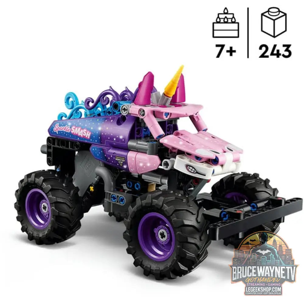 LEGO 42220 Technic Monster Jam Sparkle Smash avec Rückziehmotor, jeu de construction - LEGO - vue 3