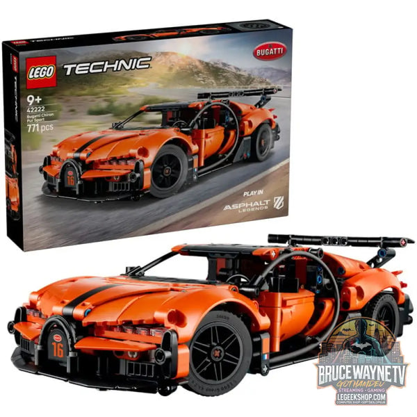LEGO 42222 Technic Bugatti Chiron Pur Sport Hypercar, jeu de construction - LEGO