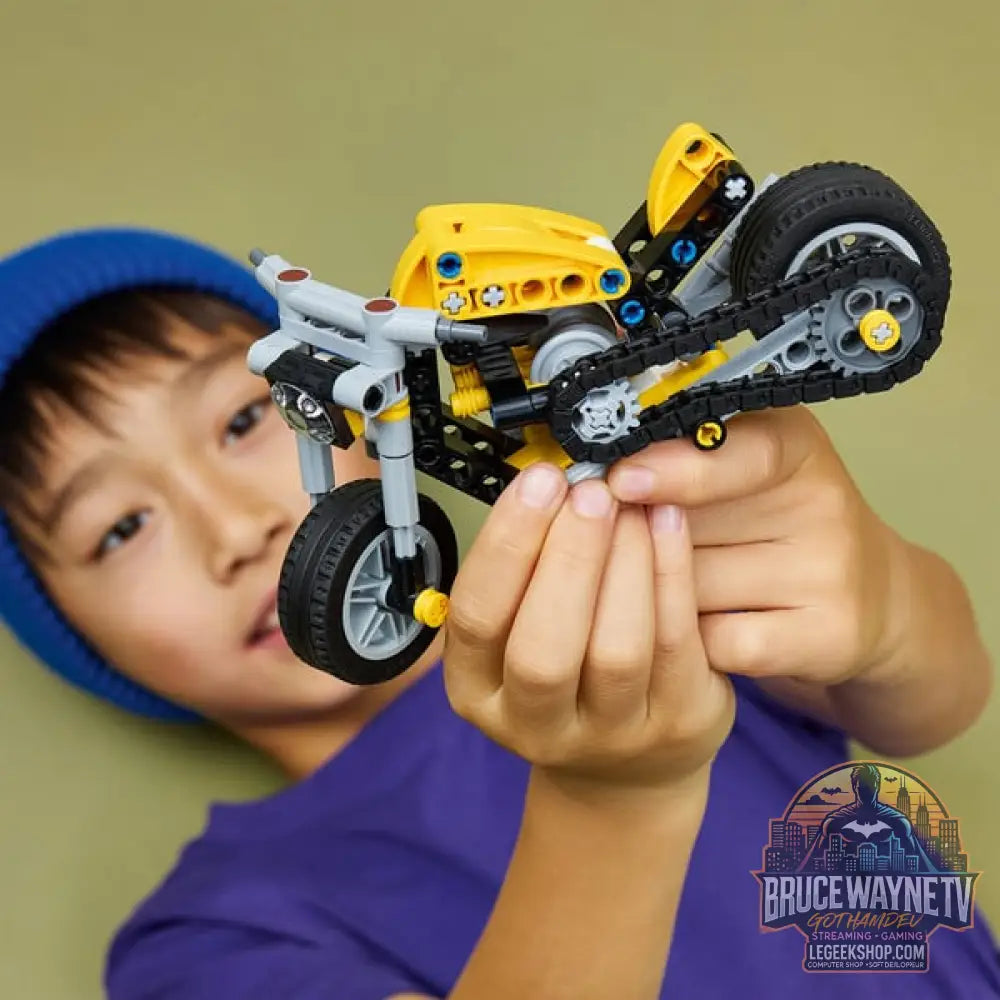 LEGO 42225 Technic Gelbes Motorrad, jeu de construction - LEGO - vue 2