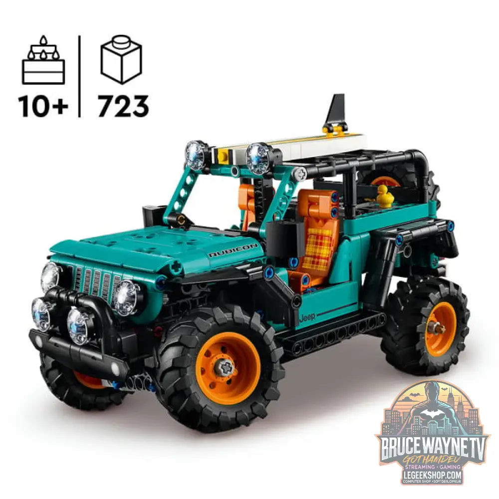 LEGO 42227 Technic Jeep Wrangler Rubicon Geländewagen, jeu de construction - LEGO - vue 3