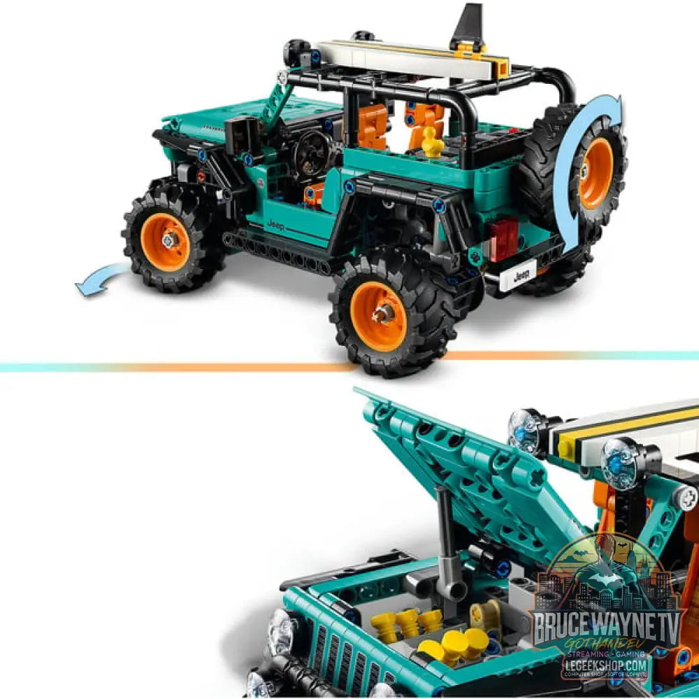 LEGO 42227 Technic Jeep Wrangler Rubicon Geländewagen, jeu de construction - LEGO - vue 5