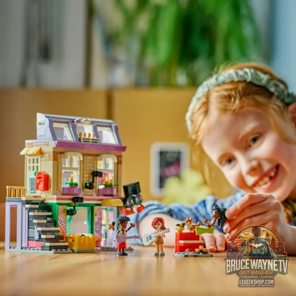 LEGO 42653 Friends Musikladen & Wohnung, jeu de construction - LEGO - vue 2
