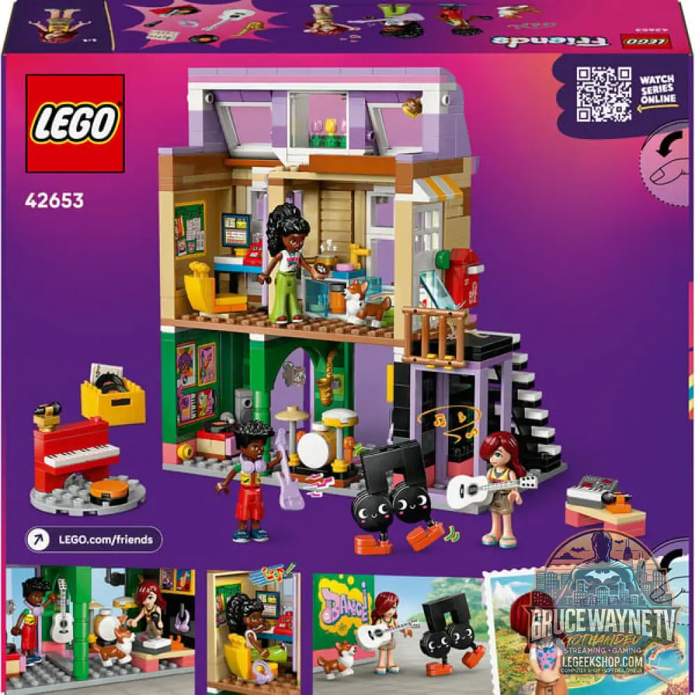 LEGO 42653 Friends Musikladen & Wohnung, jeu de construction - LEGO - vue 7