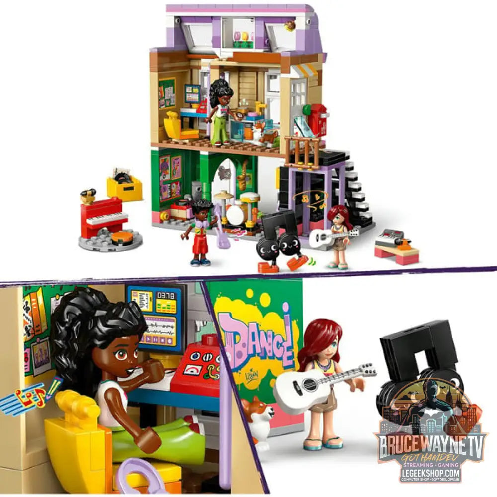 LEGO 42653 Friends Musikladen & Wohnung, jeu de construction - LEGO - vue 4