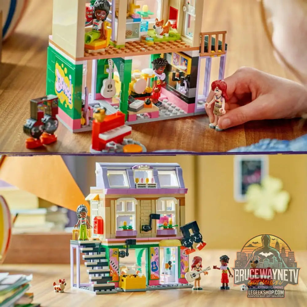 LEGO 42653 Friends Musikladen & Wohnung, jeu de construction - LEGO - vue 6