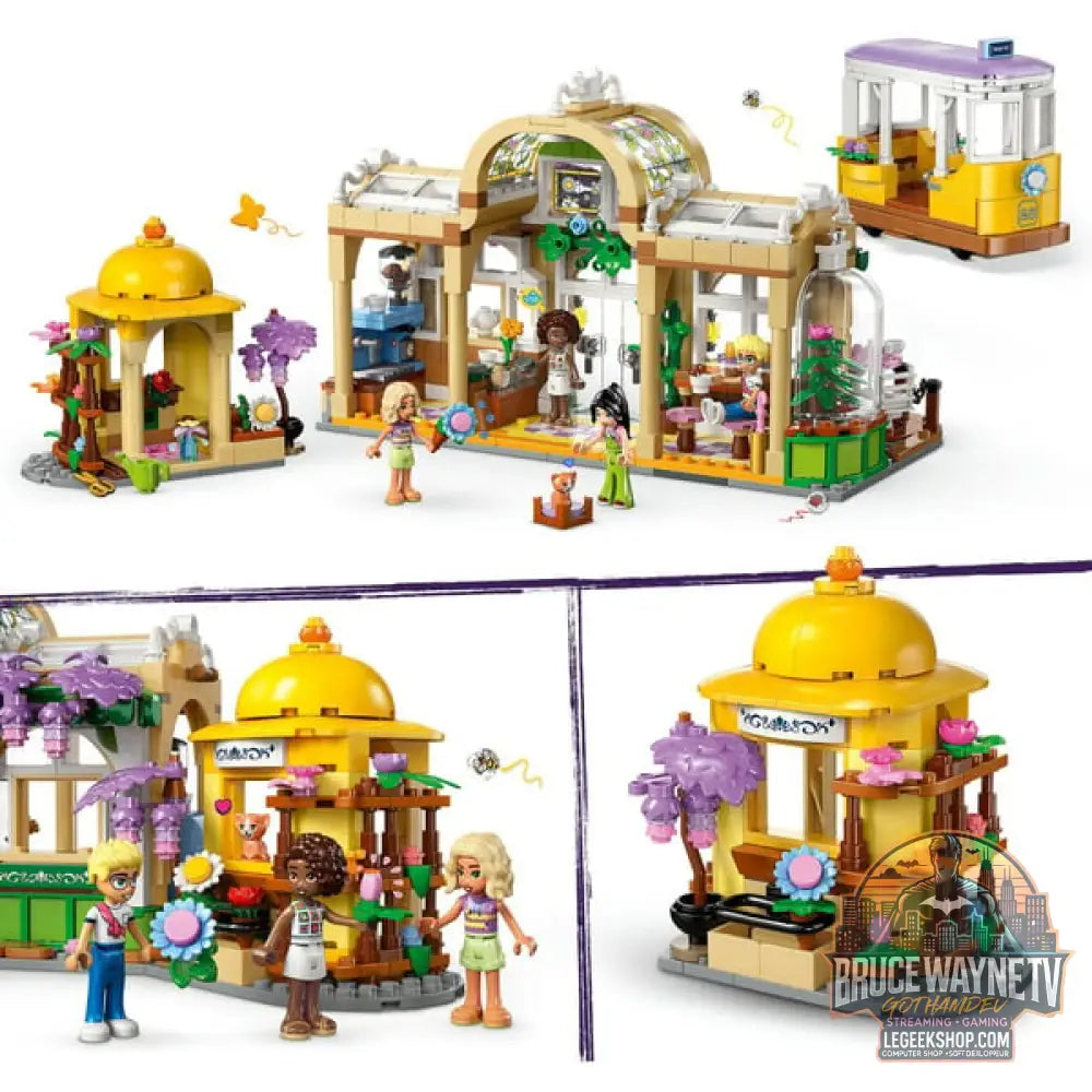 LEGO 42671 Friends Pflanzencafé et Blumenkiosk, jeu de construction - LEGO - vue 4