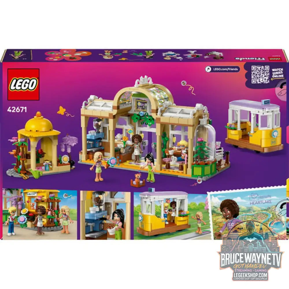 LEGO 42671 Friends Pflanzencafé et Blumenkiosk, jeu de construction - LEGO - vue 7