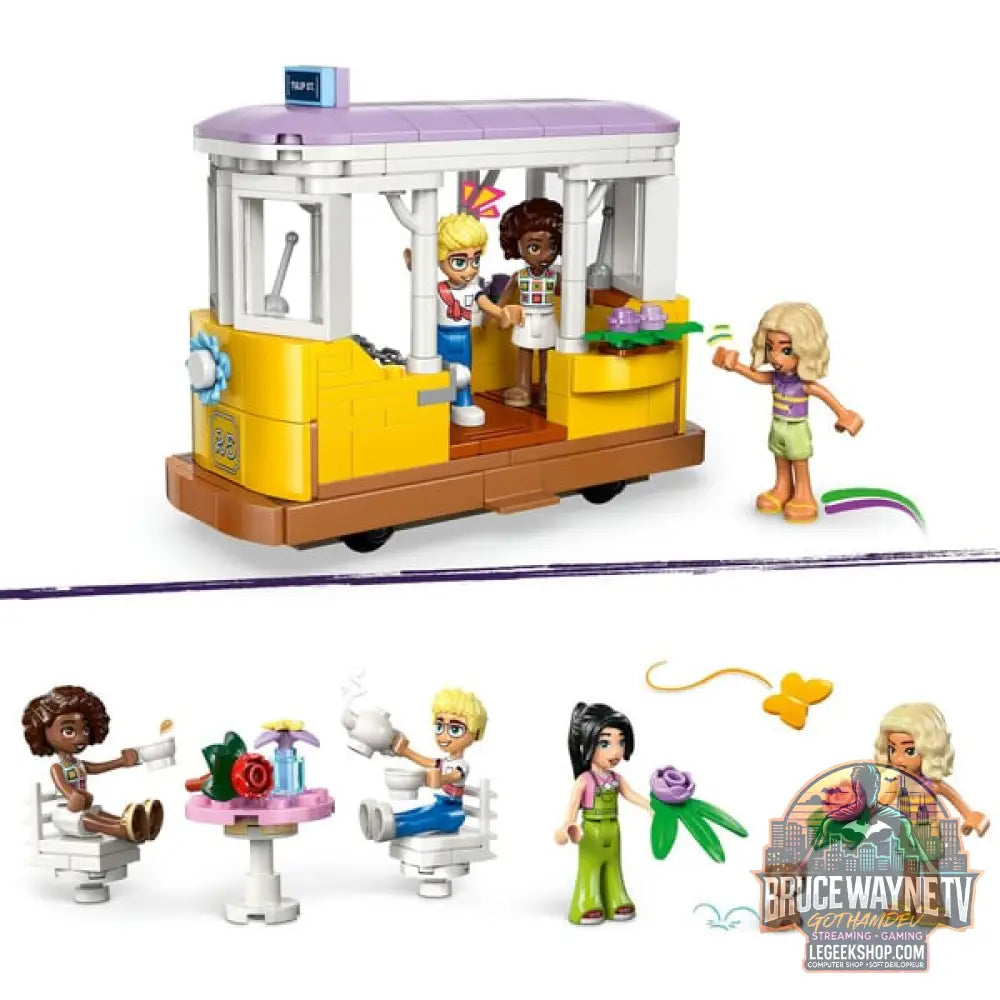 LEGO 42671 Friends Pflanzencafé et Blumenkiosk, jeu de construction - LEGO - vue 5