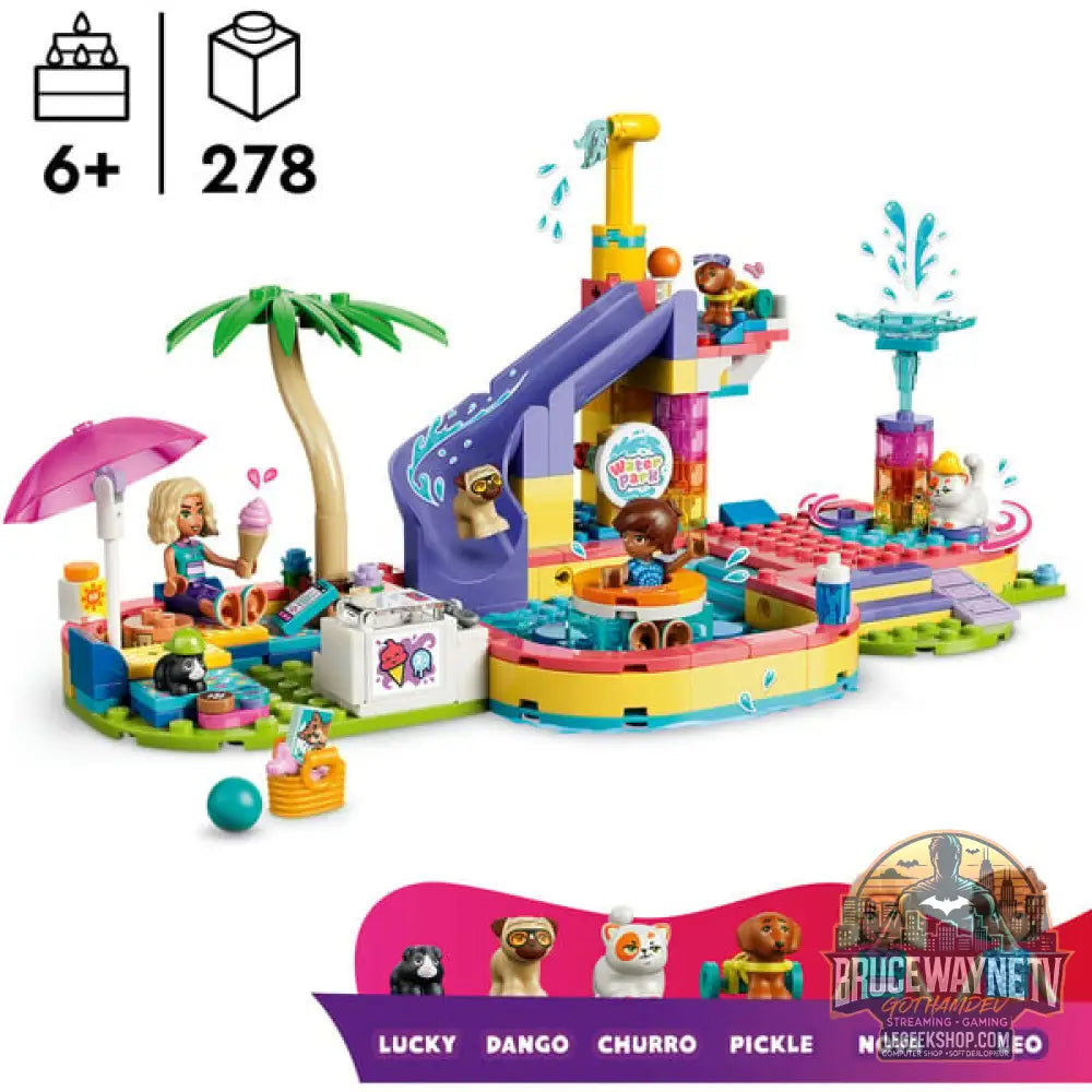 LEGO 42676 Friends Lustiger Tag im Wasserpark, jeu de construction - LEGO - vue 2