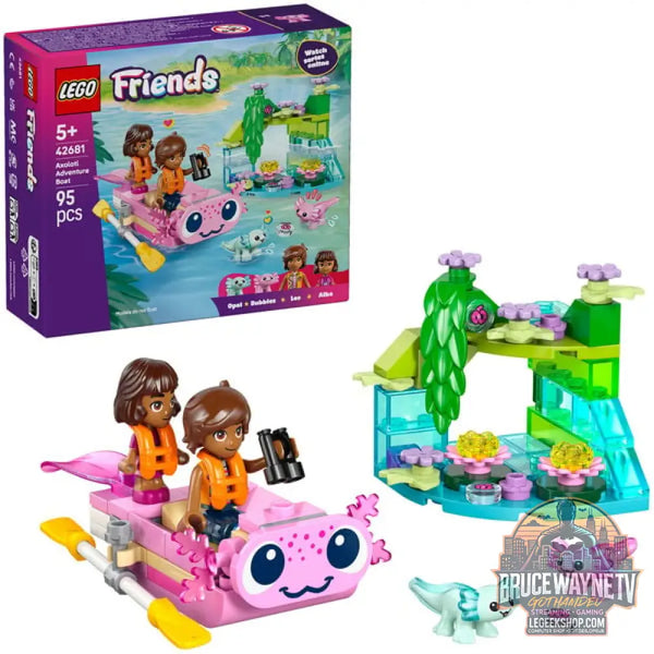 LEGO 42681 Friends Axolotl-Abenteuerboot, jeu de construction - LEGO