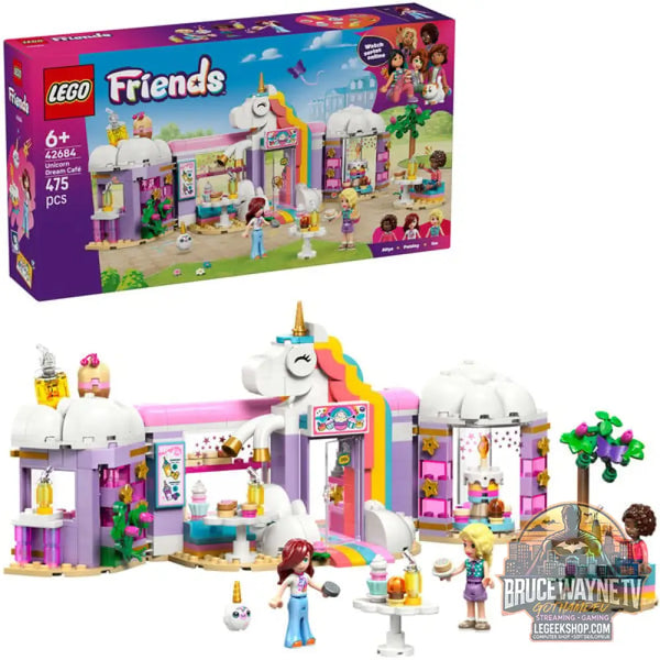 LEGO 42684 Friends Einhorn-Traumcafé, jeu de construction - LEGO