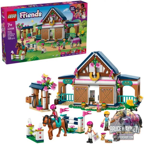 LEGO 42688 Friends Pferdestall et Reitschule, jeu de construction - LEGO
