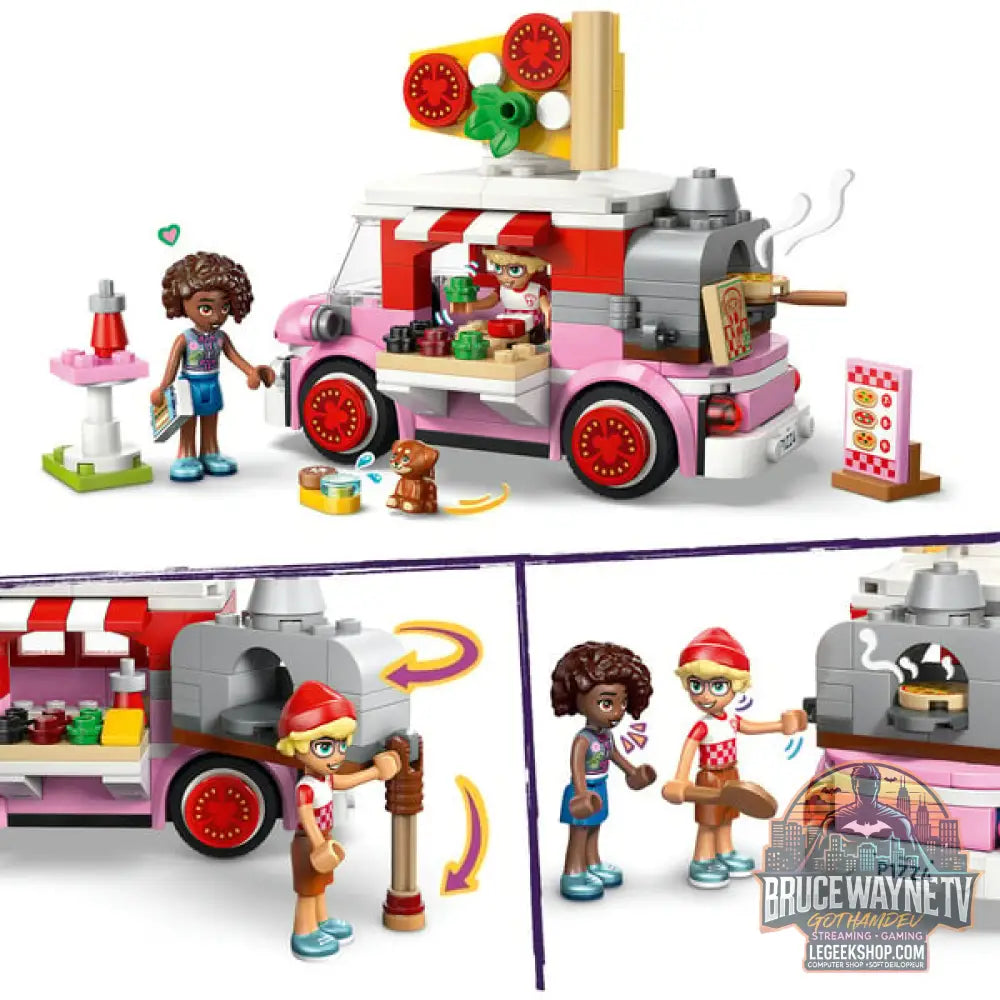 LEGO 42694 Friends Pizzawagen, jeu de construction - LEGO - vue 3