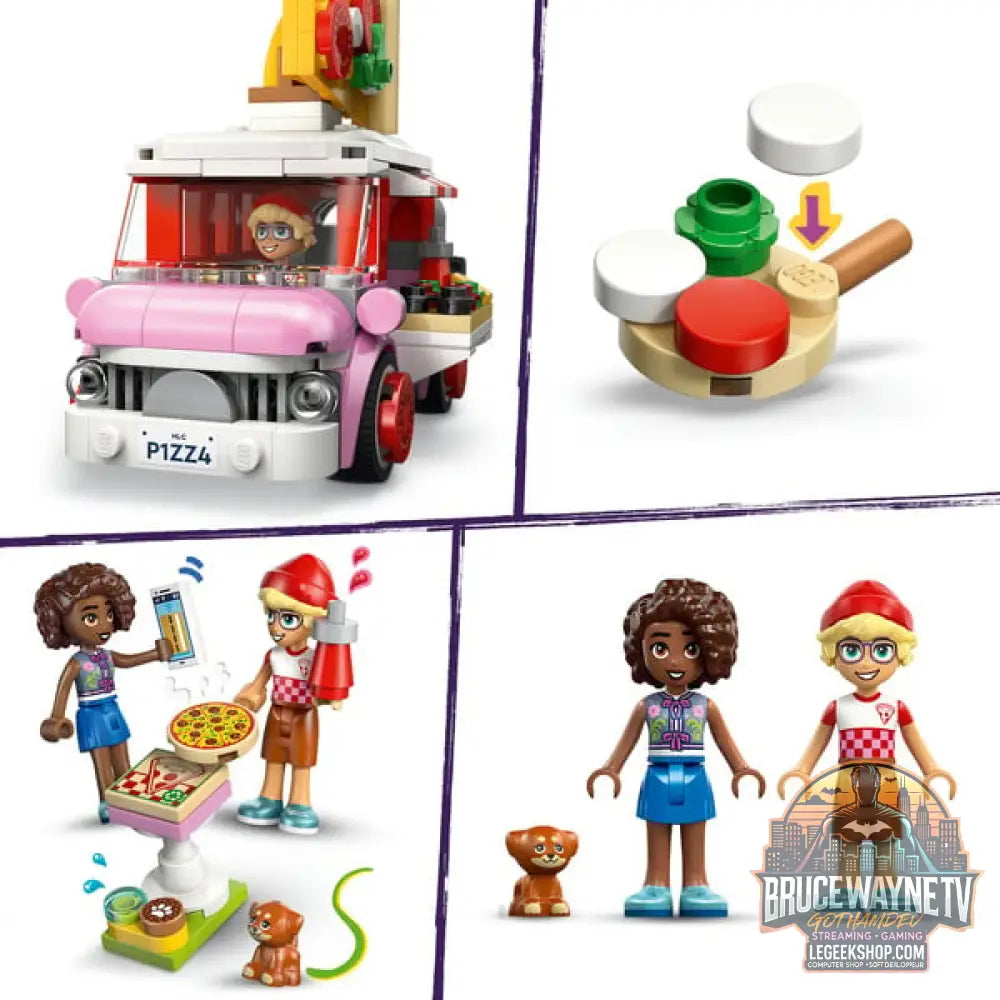 LEGO 42694 Friends Pizzawagen, jeu de construction - LEGO - vue 4