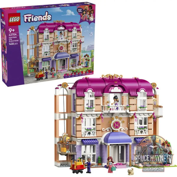LEGO 42704 Friends Das Grandhotel von Heartlake City, jeu de construction - LEGO