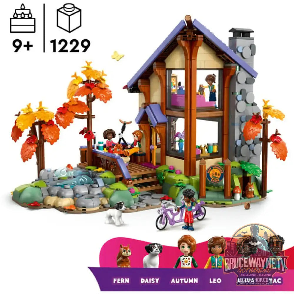 LEGO 42705 Friends Gemütliche Hütte im Herbstwald, jeu de construction - LEGO - vue 2
