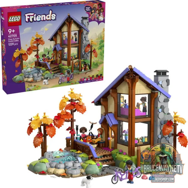 LEGO 42705 Friends Gemütliche Hütte im Herbstwald, jeu de construction - LEGO