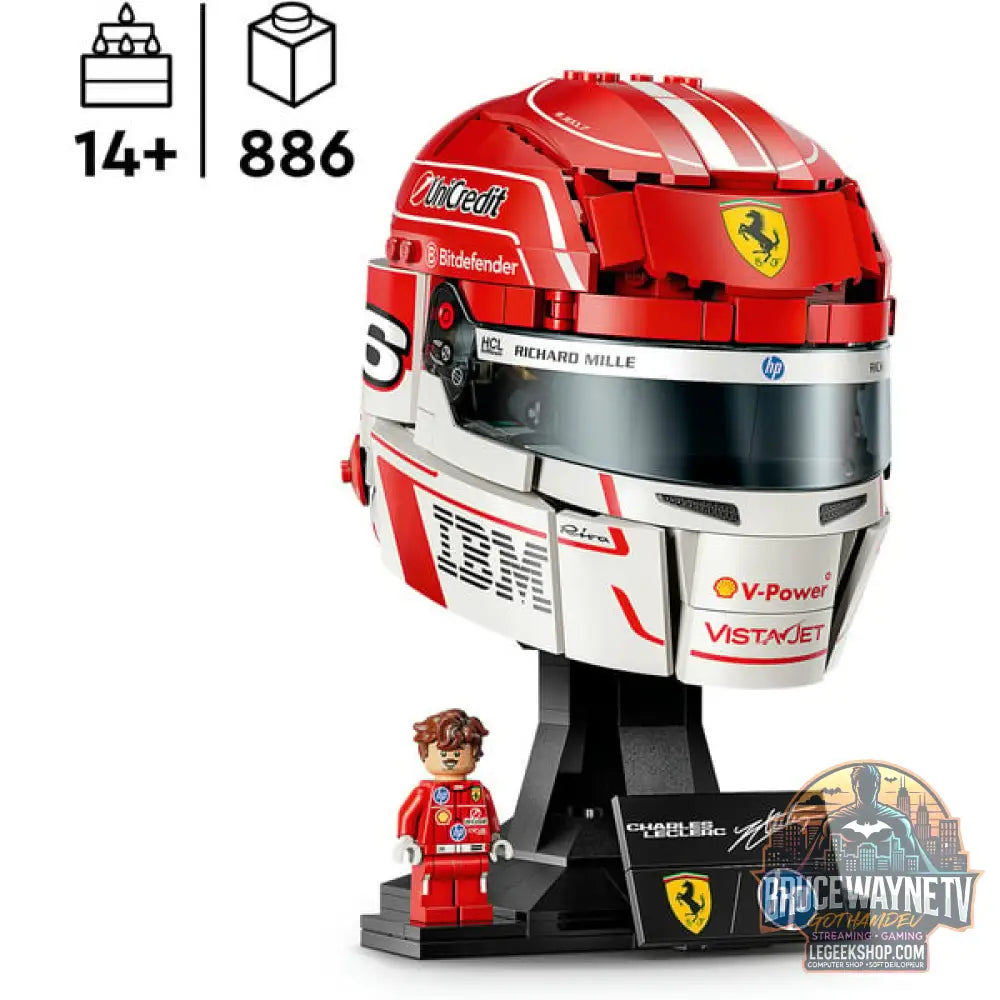 LEGO 43014 Editions Scuderia Ferrari HP Charles Leclerc Helm, jeu de construction - LEGO - vue 2