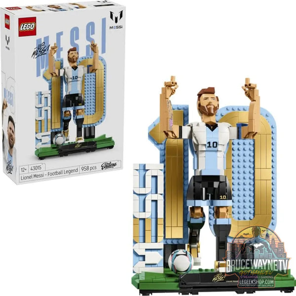 LEGO 43015 Editions Lionel Messi - Fußballlegende, jeu de construction - LEGO
