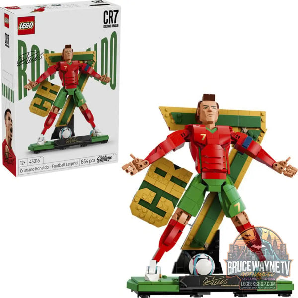 LEGO 43016 Editions Cristiano Ronaldo - Fußballlegende, jeu de construction - LEGO