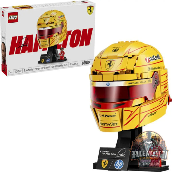 LEGO 43022 Editions Scuderia Ferrari HP Lewis Hamilton Helm, jeu de construction - LEGO