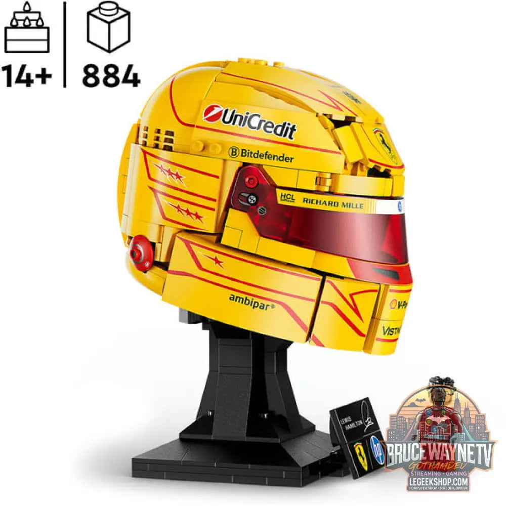 LEGO 43022 Editions Scuderia Ferrari HP Lewis Hamilton Helm, jeu de construction - LEGO - vue 2