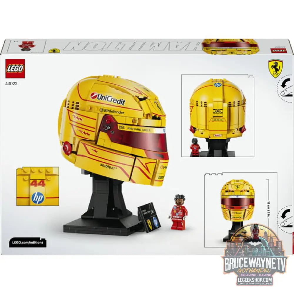 LEGO 43022 Editions Scuderia Ferrari HP Lewis Hamilton Helm, jeu de construction - LEGO - vue 7