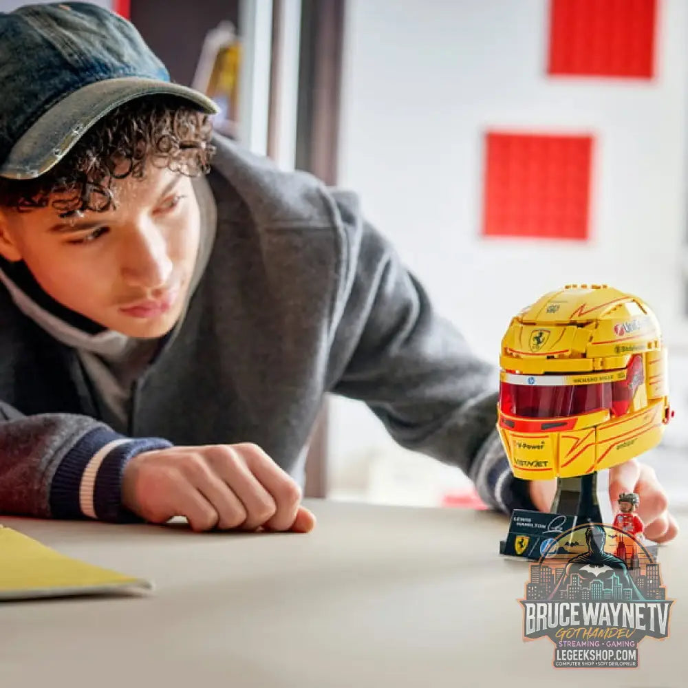 LEGO 43022 Editions Scuderia Ferrari HP Lewis Hamilton Helm, jeu de construction - LEGO - vue 6