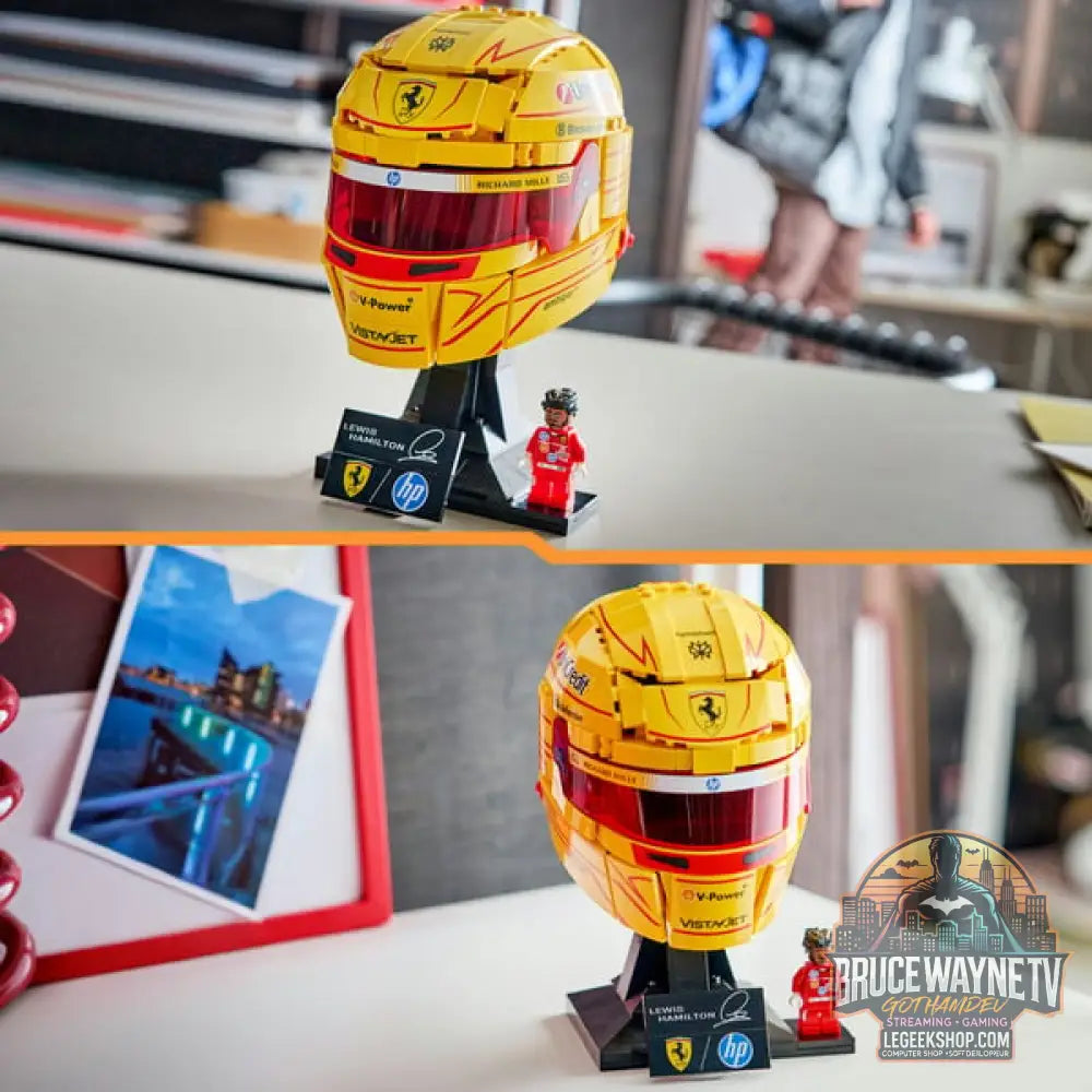 LEGO 43022 Editions Scuderia Ferrari HP Lewis Hamilton Helm, jeu de construction - LEGO - vue 5