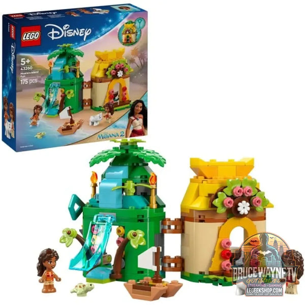 LEGO 43260 Disney Princess Vaianas Inselspaß, jeu de construction - LEGO