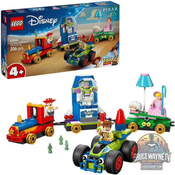 LEGO 43264 Disney Pixar Partyzug et das Auto RC aus Toy Story, jeu de construction - LEGO