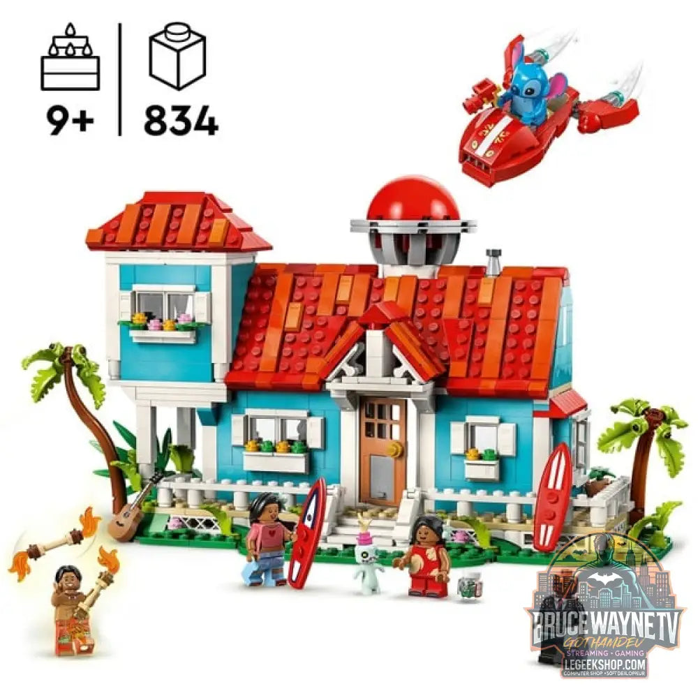 LEGO 43268 Disney Classic Das Strandhaus aus „Lilo et Stitch“, jeu de construction - LEGO - vue 3