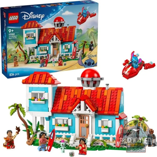 LEGO 43268 Disney Classic Das Strandhaus aus „Lilo et Stitch“, jeu de construction - LEGO