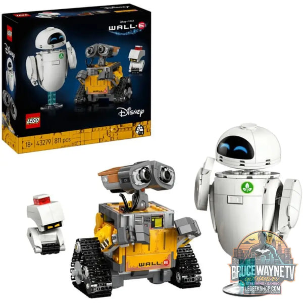 LEGO 43279 Disney Pixar WALL-E et EVE, jeu de construction - LEGO