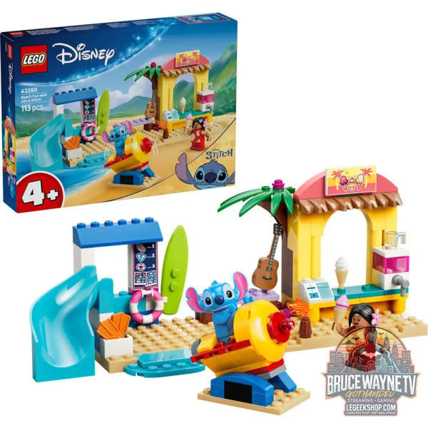LEGO 43280 Disney Classic Spaß am Strand avec Lilo et Stitch, jeu de construction - LEGO
