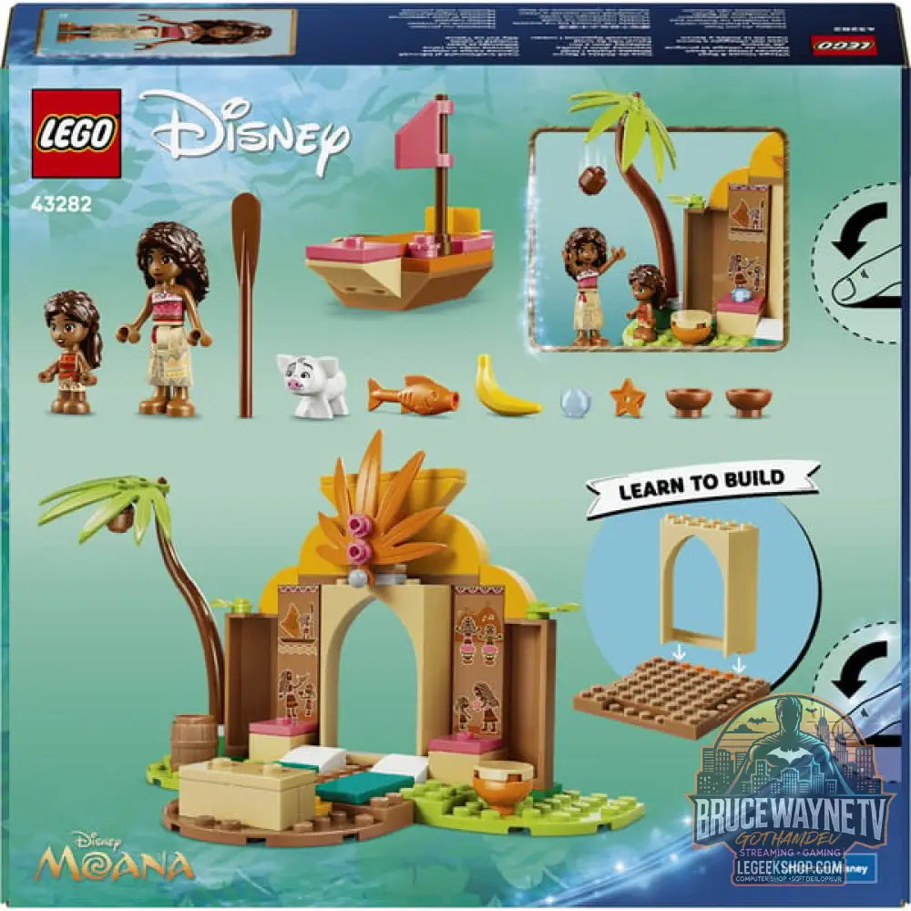LEGO 43282 Disney Princess Vaianas Hütte et Boot, jeu de construction - LEGO - vue 7