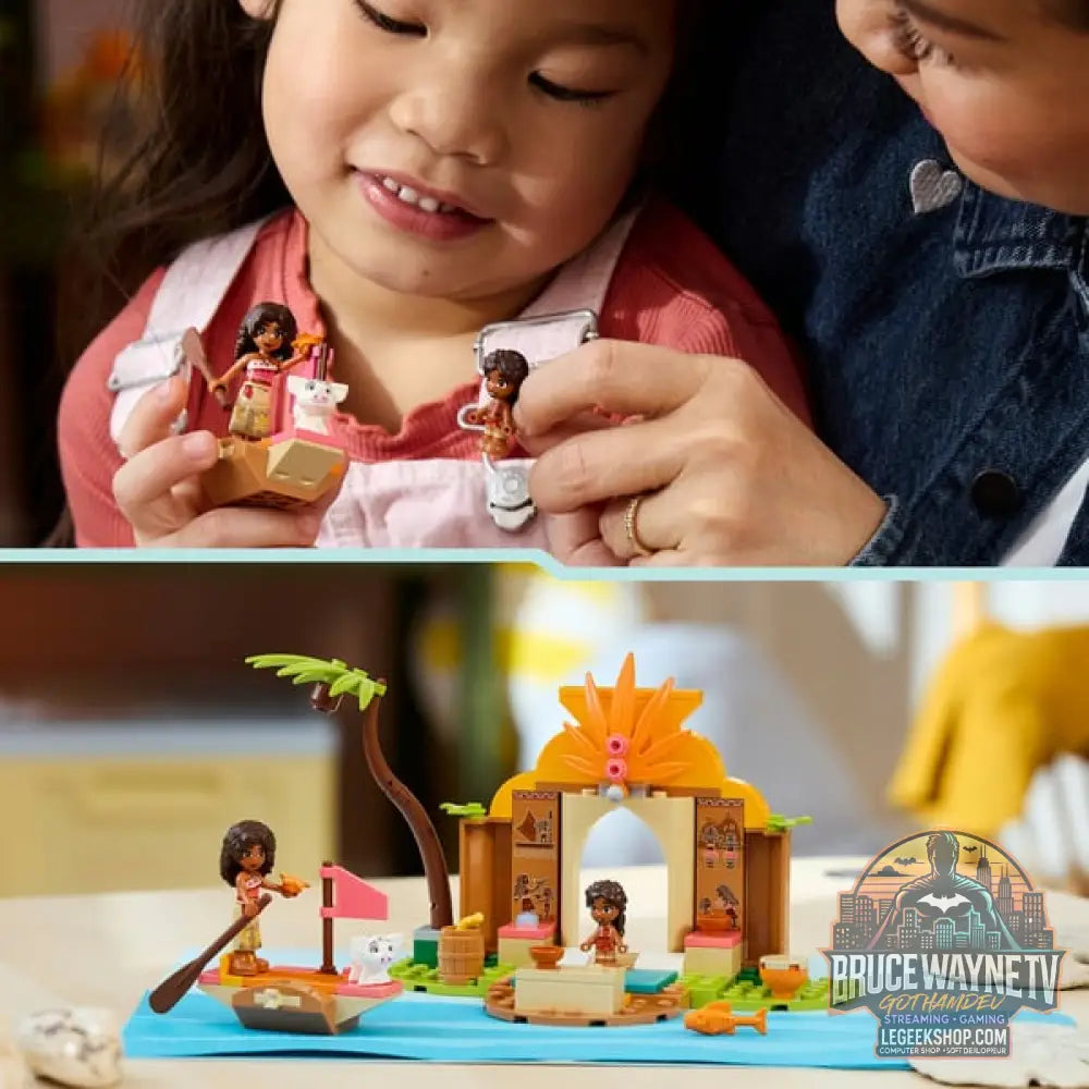 LEGO 43282 Disney Princess Vaianas Hütte et Boot, jeu de construction - LEGO - vue 5
