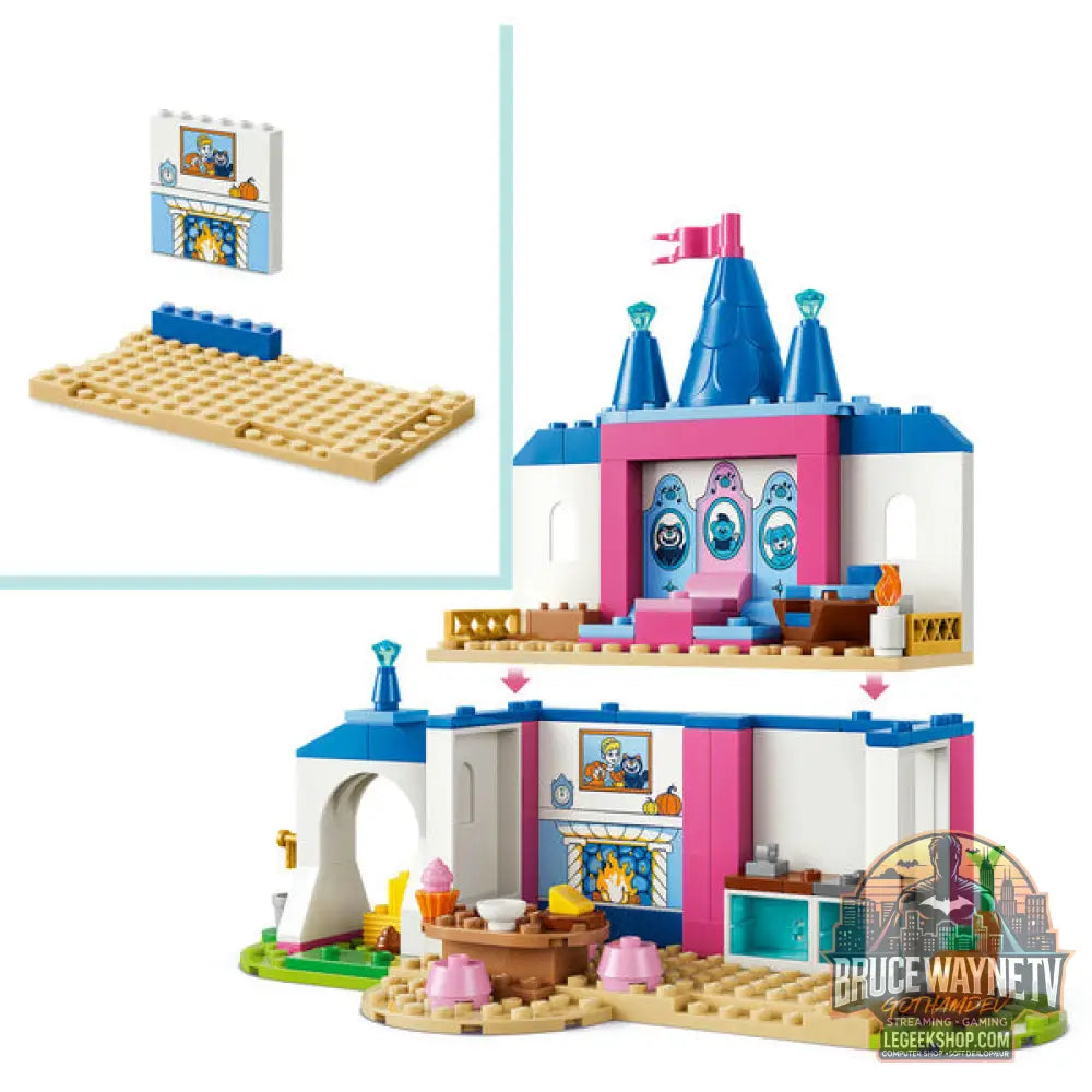 LEGO 43283 Disney Princess Cinderellas Tierpalast, jeu de construction - LEGO - vue 3