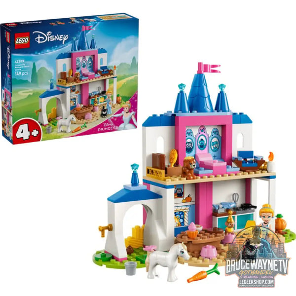 LEGO 43283 Disney Princess Cinderellas Tierpalast, jeu de construction - LEGO