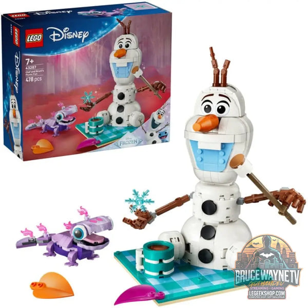 LEGO 43287 Disney Princess Picknickspaß avec Olaf et Bruni, jeu de construction - LEGO