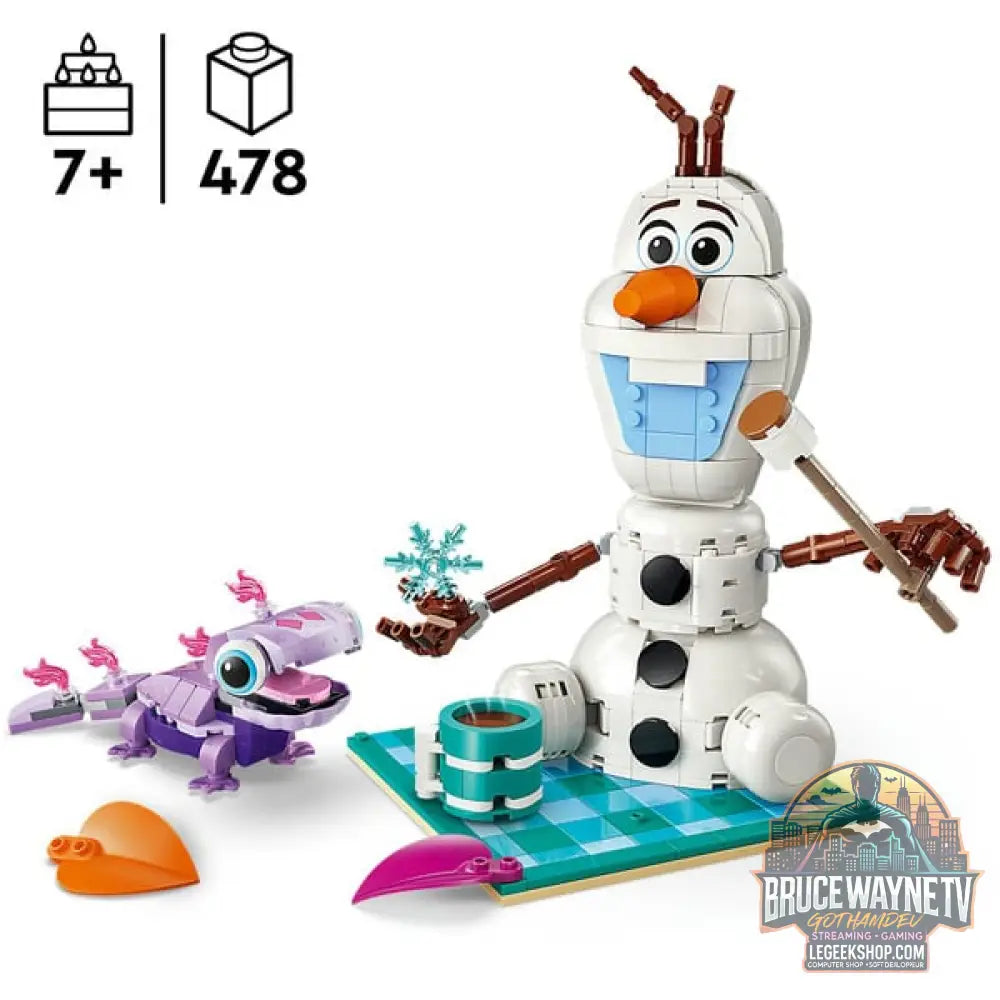 LEGO 43287 Disney Princess Picknickspaß avec Olaf et Bruni, jeu de construction - LEGO - vue 3