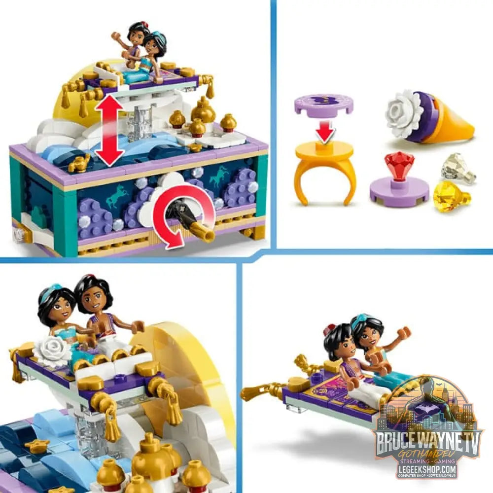 LEGO 43295 Disney Princess Jasmins Schmuckkästchen, jeu de construction - LEGO - vue 4