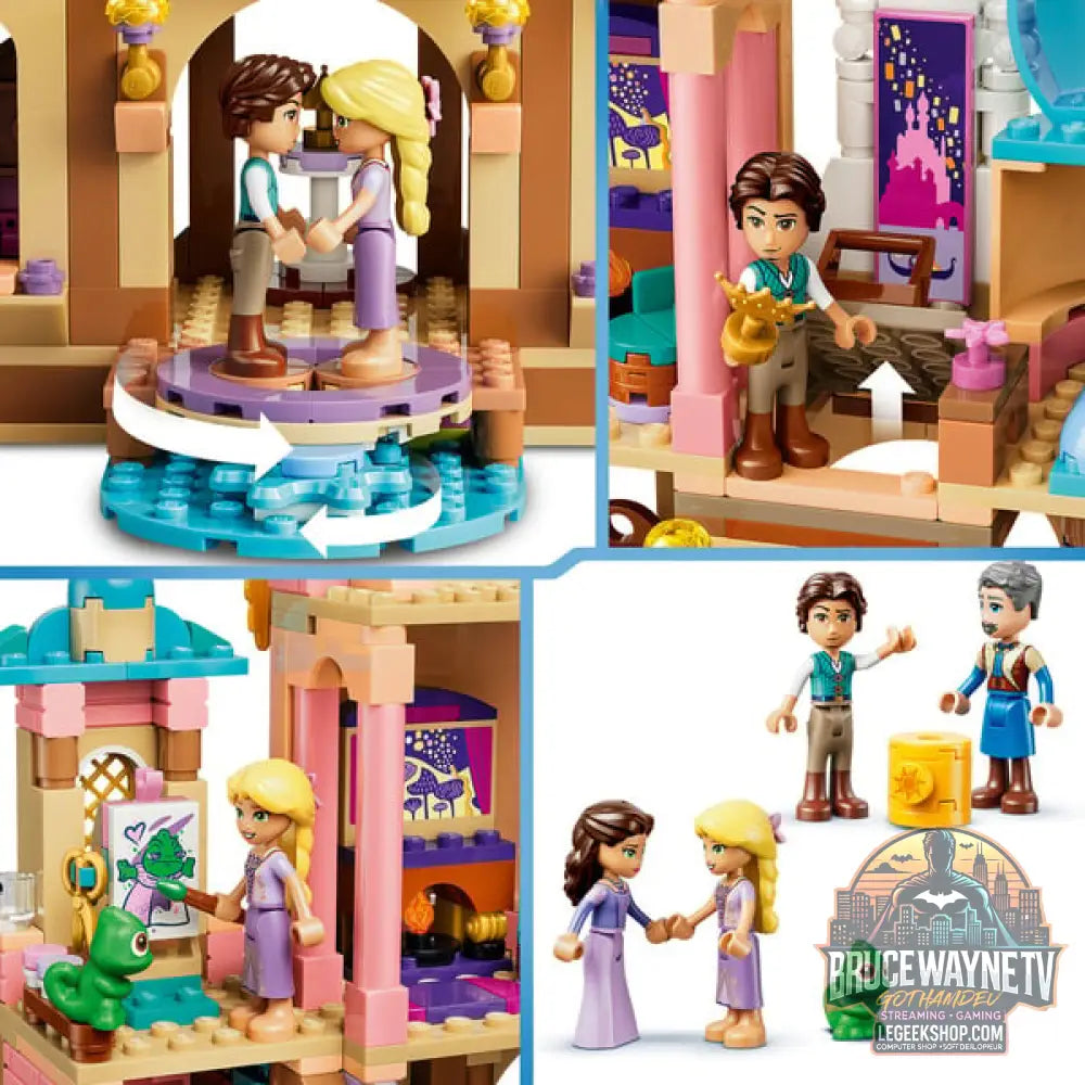 LEGO 43297 Disney Princess Rapunzels Schloss, jeu de construction - LEGO - vue 4