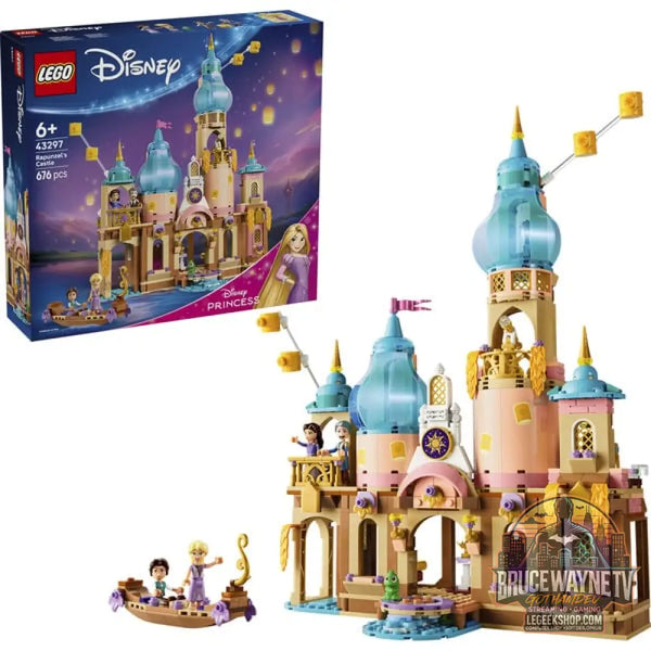 LEGO 43297 Disney Princess Rapunzels Schloss, jeu de construction - LEGO