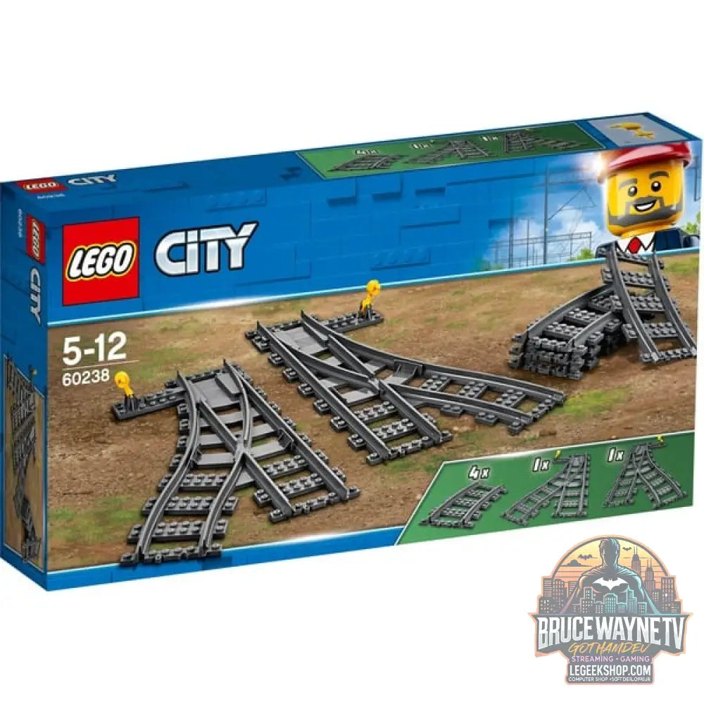 LEGO 60238 City Weichen, jeu de construction - LEGO - vue 8