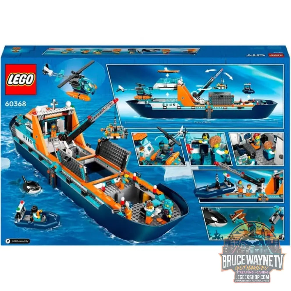LEGO 60368 City Arktis-Forschungsschiff, jeu de construction - LEGO - vue 9
