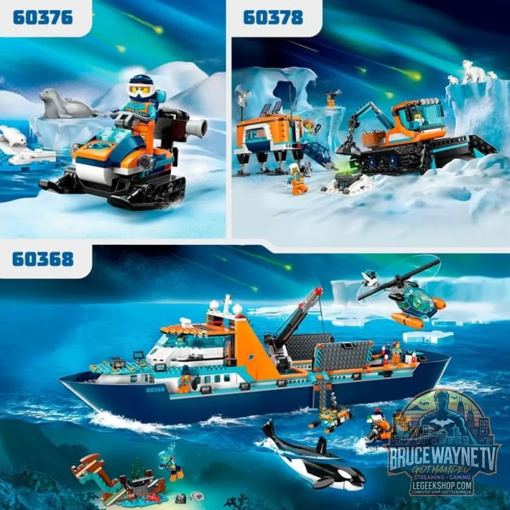 LEGO 60368 City Arktis-Forschungsschiff, jeu de construction - LEGO - vue 7
